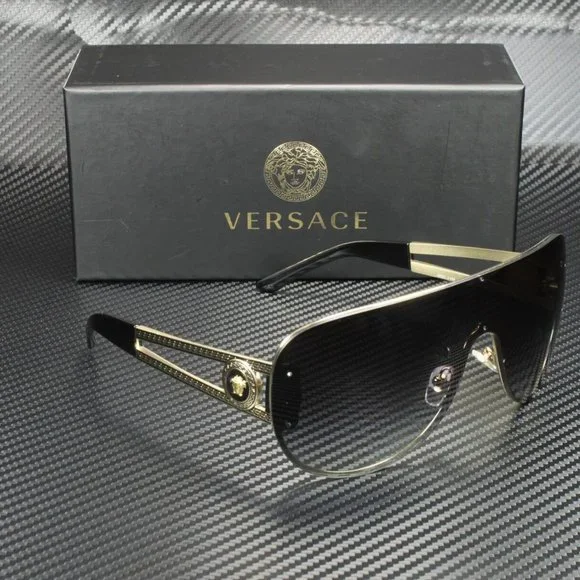 Versace Pale Gold 41mm Sunglasses! NIB! Versace VE2274 Sunglasses 100287 Gold - eye-oo.com main image 4